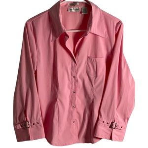 Pink stretchy blouse